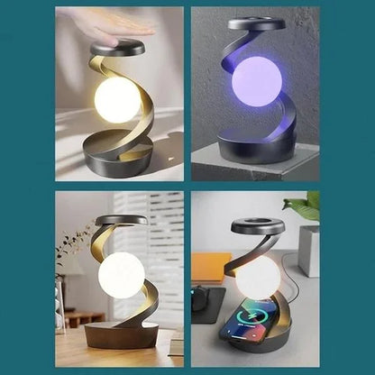 Suspended Rotating Light Ball Lamp With Mobile Phone Wireless Charging Function